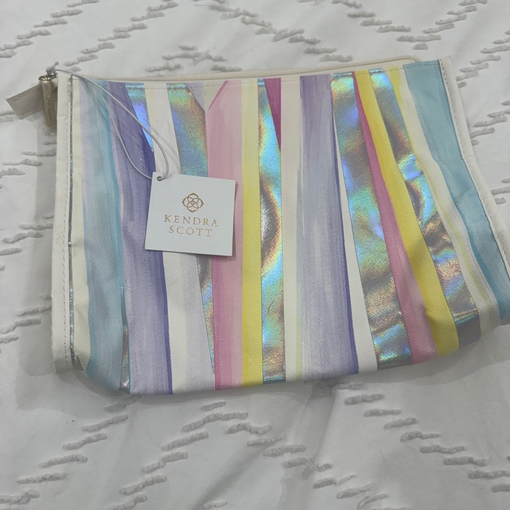 Kendra Scott Pastel Striped Bag